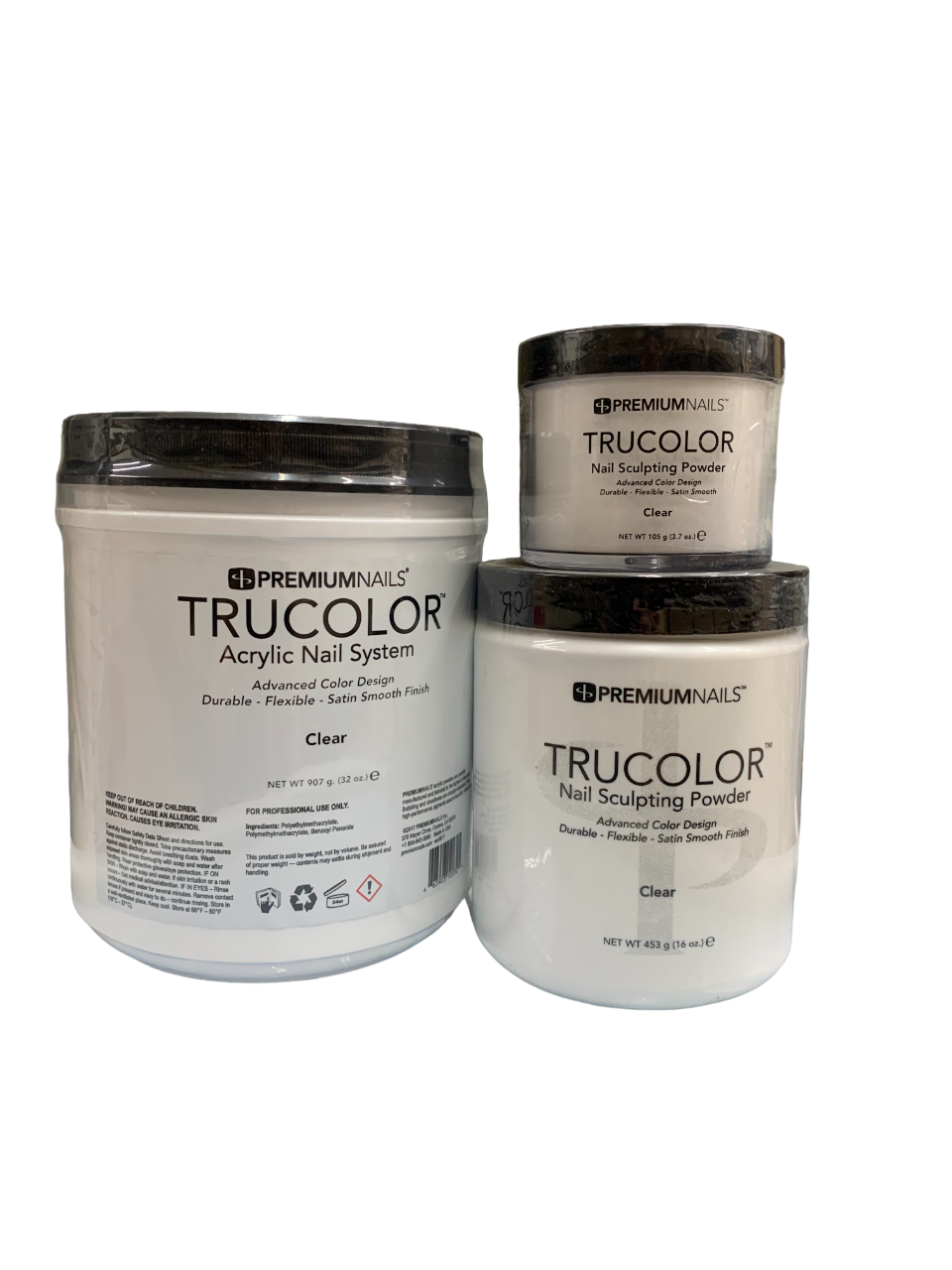 Premiumnails Trucolor Acrylic Powder - TCC - Clear